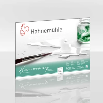 Akvarelový blok Hahnemühle, Harmony, 300 g - 12 listov, A4, hladký