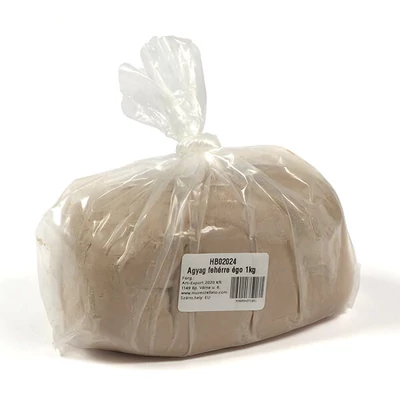 Hlina, 1 kg - po vypálení biela
