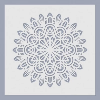 Šablóna, 24,5x24,5 cm - Mandala 06
