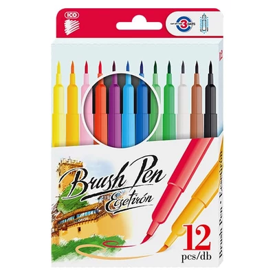 Sada štetcových popisovačov ICO Brush Pen - 12 ks