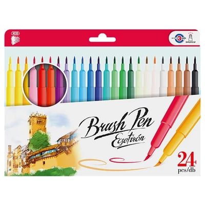 Sada štetcových popisovačov ICO Brush Pen set - 24 ks