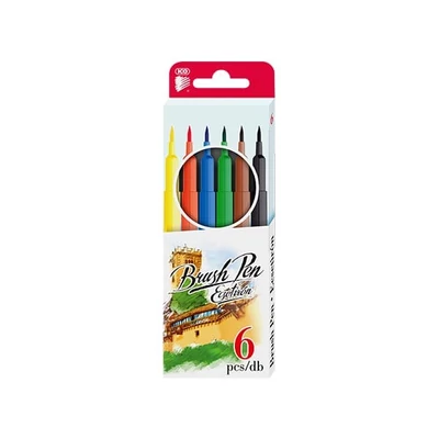 Sada štetcových popisovačov ICO Brush Pen - 6 ks
