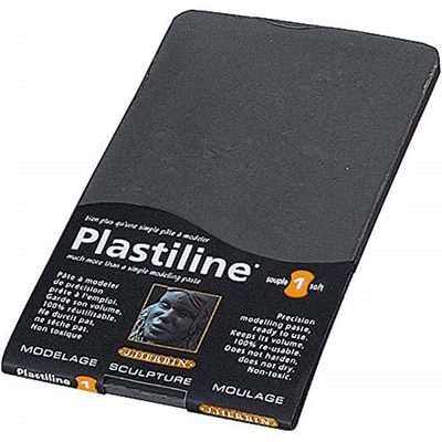 Plastelína J. Herbin, 750 g, tmavošeda, mäkká