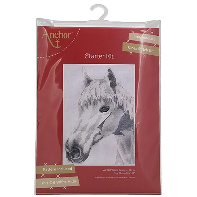 Sada na vyšívanie krížikom, Anchor Starter Kit - Kôň