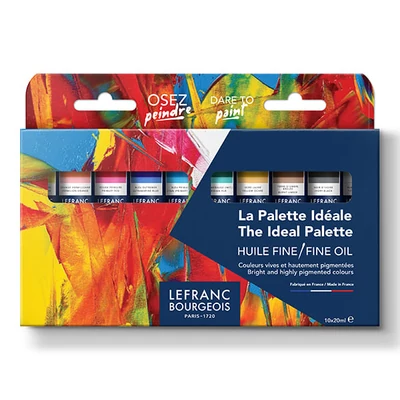 Sada olejových farieb L&B Fine - The Ideal Palette: 10x20 ml