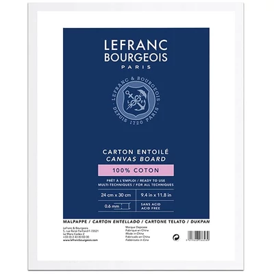 Šepsované maliarske plátno Lefranc Bourgeois - 24x30 cm