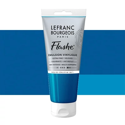 Vinylová farba (akrylová farba) L&B Flashe, 80 ml - 065, ceruelena blue hue