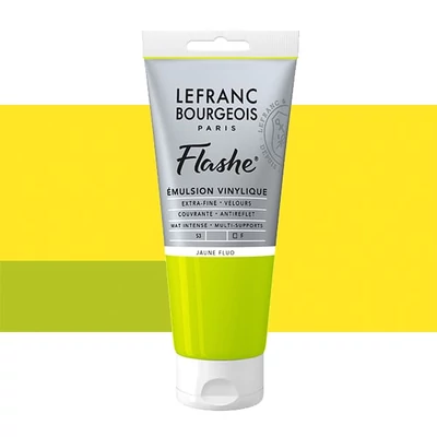 Vinylová farba (akrylová farba) L&B Flashe, 80 ml - 163, fluorescent yellow