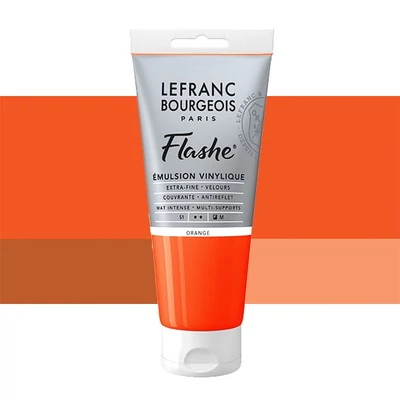 Vinylová farba (akrylová farba) L&B Flashe, 80 ml - 201, orange