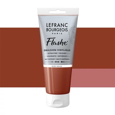Vinylová farba (akrylová farba) L&B Flashe, 80 ml - 306, red ochre