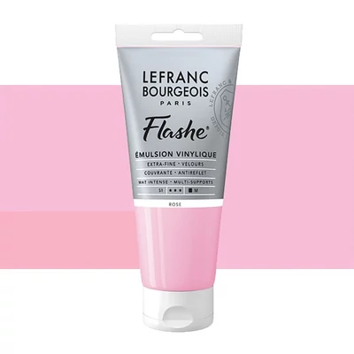 Vinylová farba (akrylová farba) L&amp;amp;B Flashe, 80 ml - 351, rose