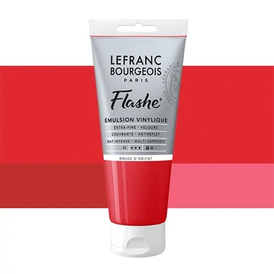 Vinylová farba (akrylová farba) L&B Flashe, 80 ml - 382, oriental red