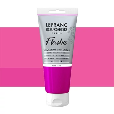 Vinylová farba (akrylová farba) L&B Flashe, 80 ml - 408, fluorescent pink