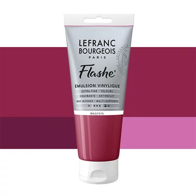 Vinylová farba (akrylová farba) L&B Flashe, 80 ml - 432, magenta