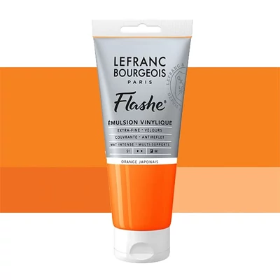 Vinylová farba (akrylová farba) L&B Flashe, 80 ml - 476, japanese orange