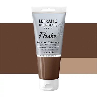 Vinylová farba (akrylová farba) L&B Flashe, 80 ml - 477, burnt umber