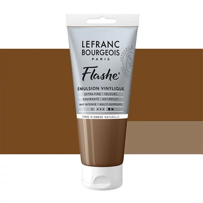 Vinylová farba (akrylová farba) L&B Flashe, 80 ml - 478, raw umber