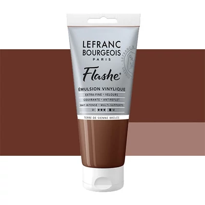 Vinylová farba (akrylová farba) L&B Flashe, 80 ml - 481, burnt sienna