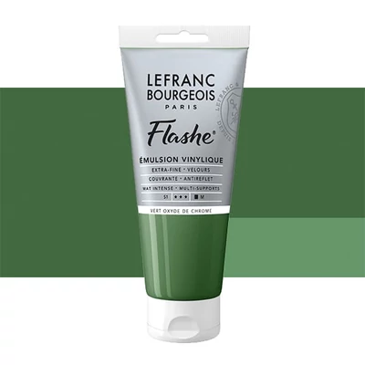 Vinylová farba (akrylová farba) L&B Flashe, 80 ml - 542, chromium oxide green