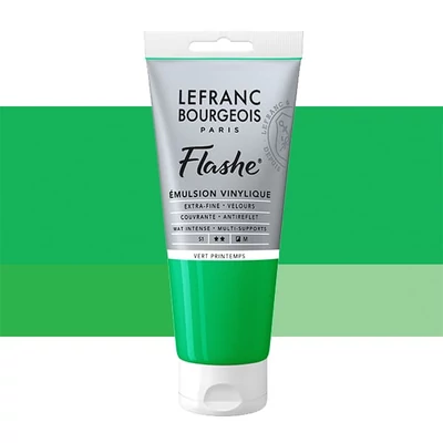 Vinylová farba (akrylová farba) L&B Flashe, 80 ml - 544, spring green