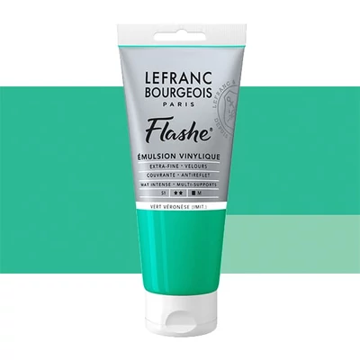 Vinylová farba (akrylová farba) L&B Flashe, 80 ml - 551, veronese green hue