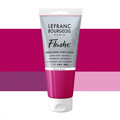Vinylová farba (akrylová farba) L&B Flashe, 80 ml - 618, red violet