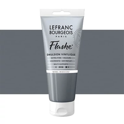 Vinylová farba (akrylová farba) L&B Flashe, 80 ml - 833, iridescent nickel