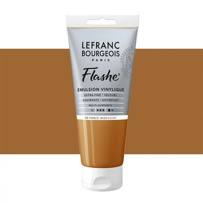 Vinylová farba (akrylová farba) L&B Flashe, 80 ml - 835, iridescent deep gold