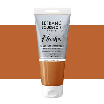 Vinylová farba (akrylová farba) L&B Flashe, 80 ml - 836, iridescent copper