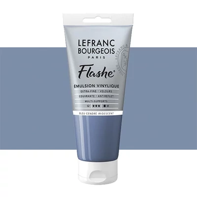 Vinylová farba (akrylová farba) L&B Flashe, 80 ml - 840, iridescent ash blue