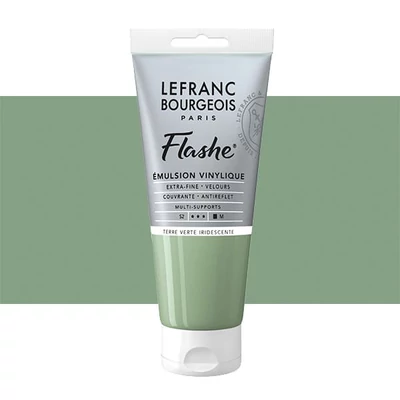 Vinylová farba (akrylová farba) L&B Flashe, 80 ml - 841, iridescent green earth