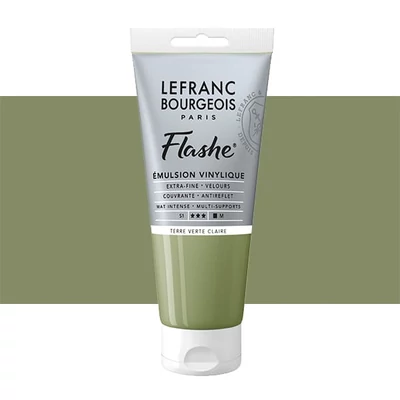 Vinylová farba (akrylová farba) L&B Flashe, 80 ml - 880, light green earth