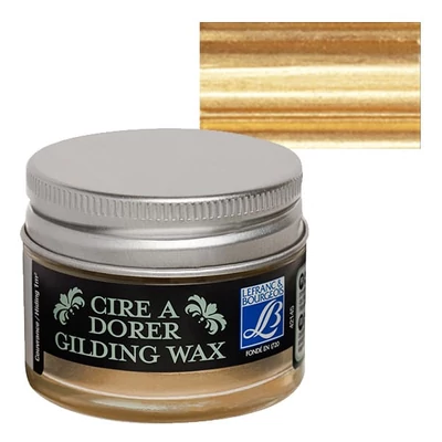 Pozlacovací vosk L&B Gilding Wax, 30 ml - pale gold
