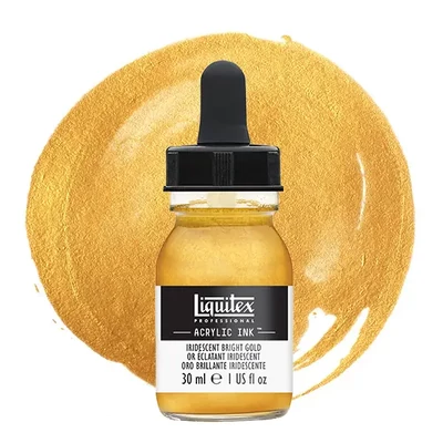 Liquitex akrylový atrament, 30 ml - 234, iridescent bright gold