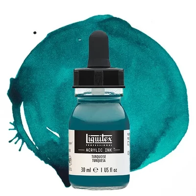 Liquitex akrylový atrament, 30 ml - 287, turquoise