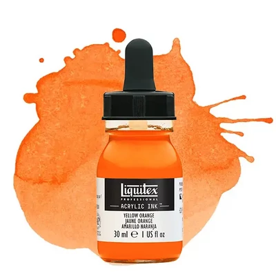 Liquitex akrylový atrament, 30 ml - 298, yellow orange