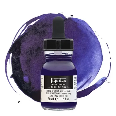 Liquitex akrylový atrament, 30 ml - 314, phtalo blue red shade