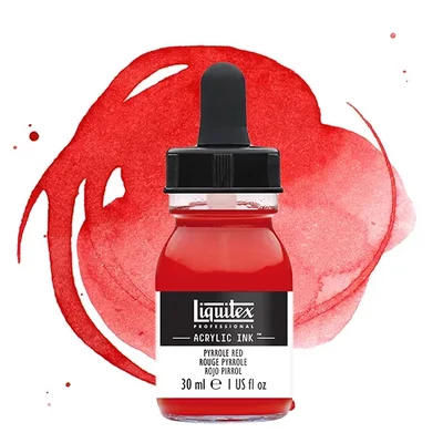 Liquitex akrylový atrament, 30 ml - 321, pyrrole red