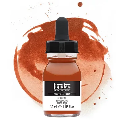 Liquitex akrylový atrament, 30 ml - 335, red oxide