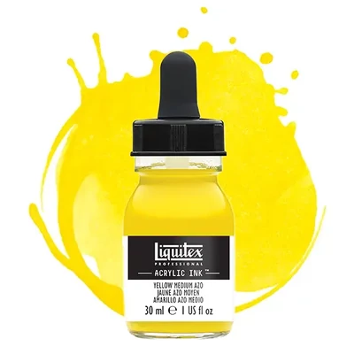 Liquitex akrylový atrament, 30 ml - 412, yellow medium azo