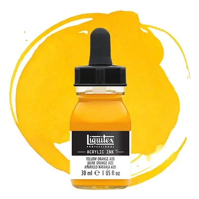 Liquitex akrylový atrament, 30 ml - 414, yellow orange azo