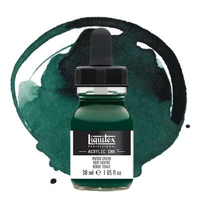 Liquitex akrylový atrament, 30 ml - 501, muted green