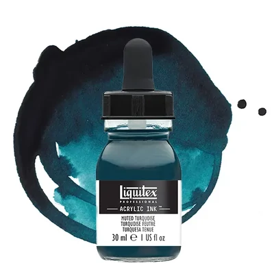 Liquitex akrylový atrament, 30 ml - 503, muted turquoise