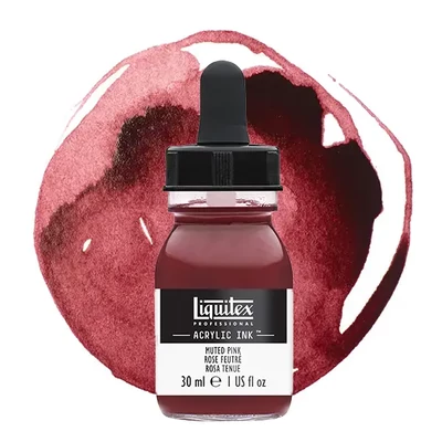 Liquitex akrylový atrament, 30 ml - 504, muted pink