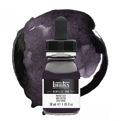 Liquitex akrylový atrament, 30 ml - 505, muted grey