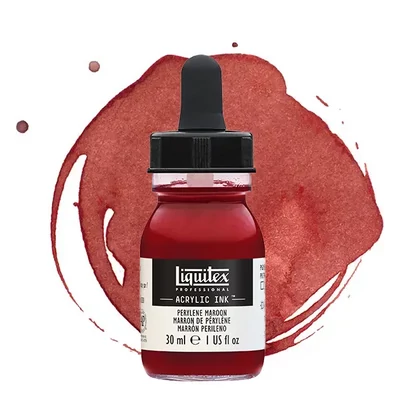 Liquitex akrylový atrament, 30 ml - 507, perylene maroon
