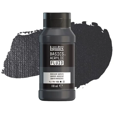 Akrylová farba Liquitex Basics Fluid, 118 ml - 049, iridescent graphite
