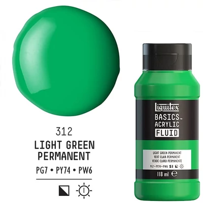 Akrylová farba Liquitex Basics Fluid, 118 ml - 316, phthalocyanine blue