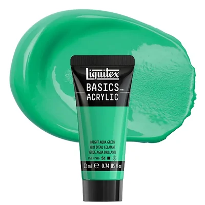 Akrylová farba Liquitex Basics, 22 ml -  660, bright aqua green