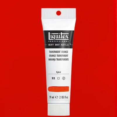 Akrylová farba Liquitex Heavy Body, 59 ml - 035, transparent orange